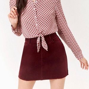Forever 21 corduroy mini skirt